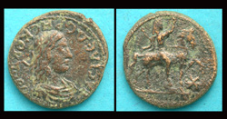 King Rhescuporis II, Horseback reverse, c. 211-218 AD